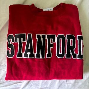 custom stanford champion crewneck